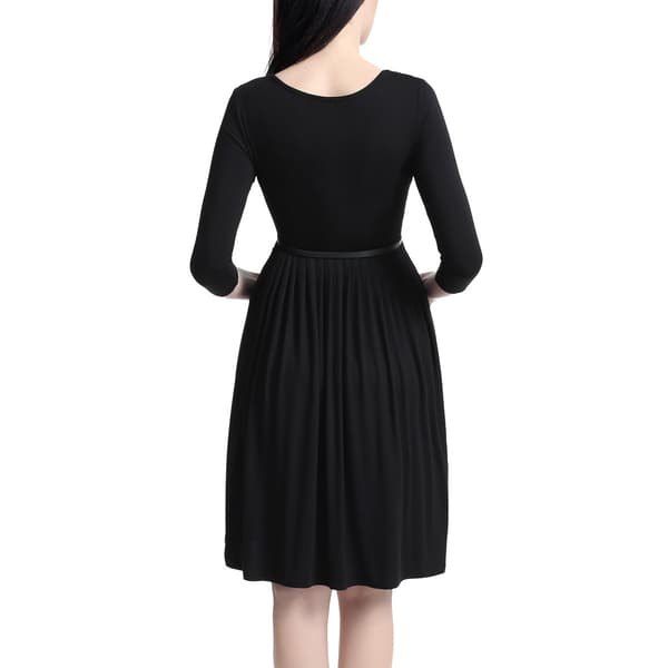 Womens Glow &amp; Grow® Pleated Maternity Midi Dress