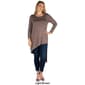 Plus Size 24/7 Comfort Apparel Asymmetrical Knee Length Tunic - image 5