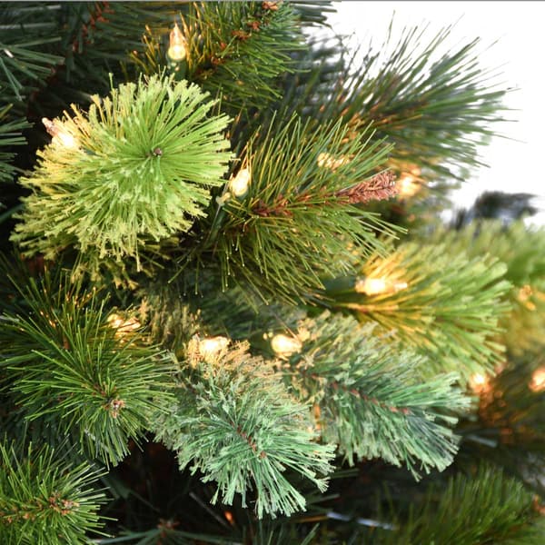 Puleo International 6.5ft. Pre-Lit Artificial Fir Christmas Tree