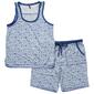 Womens IZOD&#40;R&#41; Disguised Floral Tank & Bermuda Short Pajama Set - image 1