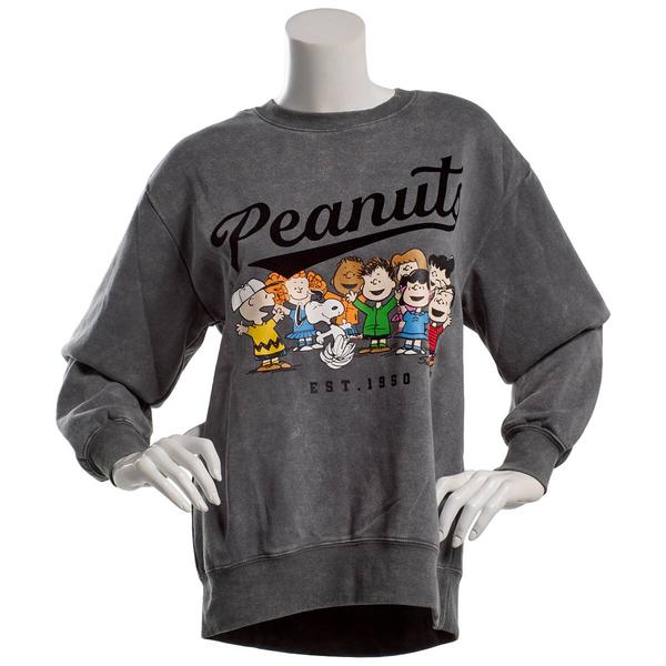 Juniors C-Life Mineral Wash Peanuts(tm) Friends Fleece Sweatshirt