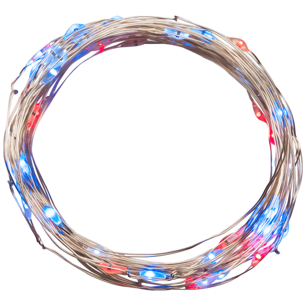Northlight Patriotic LED Micro Fairy Lights