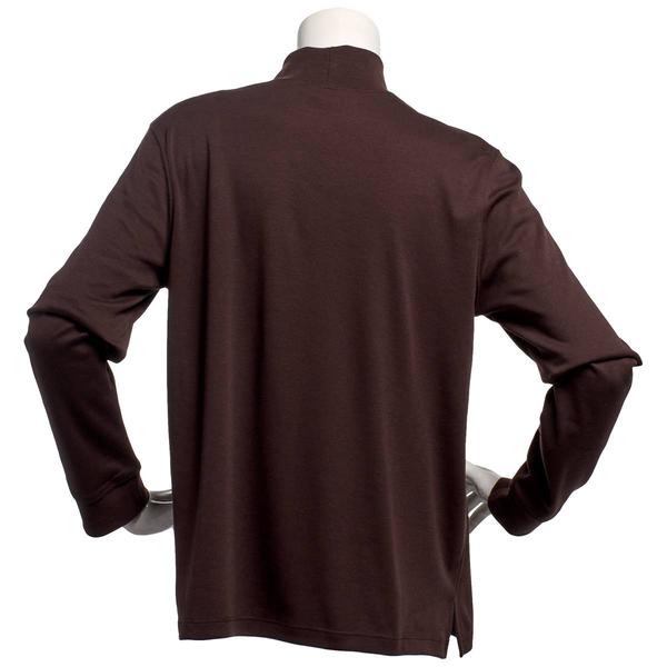 Womens Hasting &amp; Smith Long Sleeve Solid Mock Neck Tee