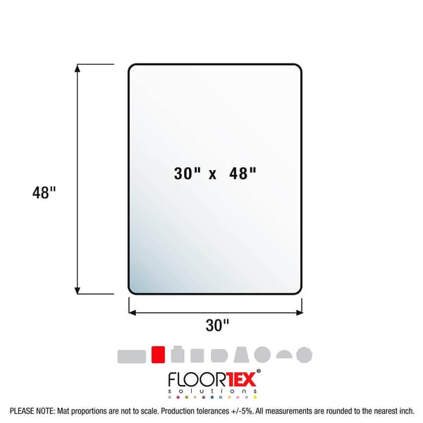 Floortex® Advantagemat® Chair Mat for Carpets up to 1/4in.
