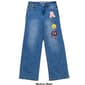Girls (4-6x) Wallflower® Girl Retro Patch Wide Leg Jeans - image 2