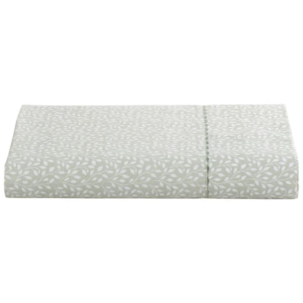 Sabrina Soto 200 Thread Count Cotton Leaf Print Sheet Set w/  Hem