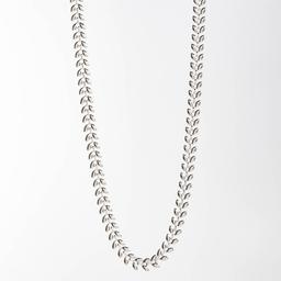 Design Collection Silver-Tone Wheat Chain Necklace