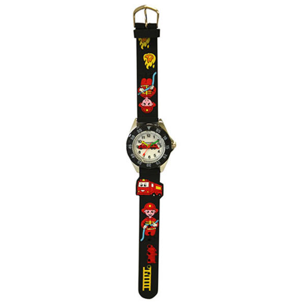 Kids Olivia Pratt Silicone Fireman Watch - 17184BLACK - image 
