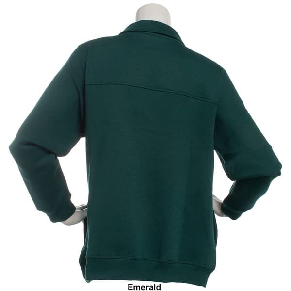 Womens Starting Point&#174; Ultrasoft Fleece Solid 1/4 Zip Pullover