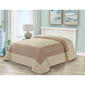 Fine Shells Embroidered Quilted Bedspread - image 1
