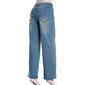 Juniors Madden Girl Ultra 90s Rose Embroidered Wide Leg Jeans - image 3
