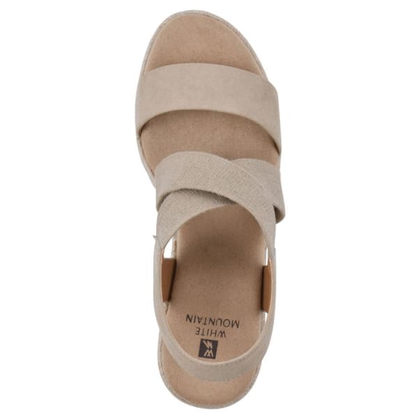 Womens White Mountain Yanda Espadrilles Wedge Sandals