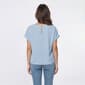 Womens Como Black Dolman Sleeve Eyelet Floral Airflow Blouse - image 2