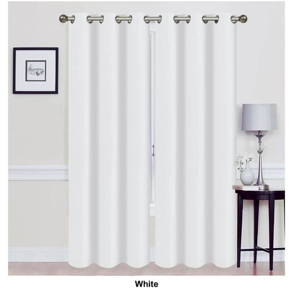 J&V Textiles Madonna Blackout Grommet Curtain Panels