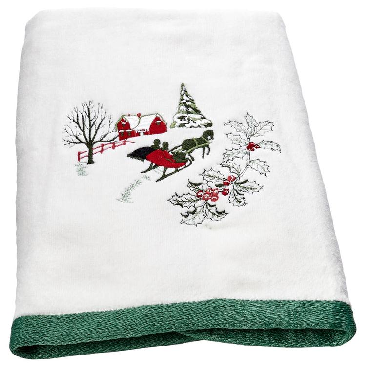 Avanti Yuletide Bath Towel