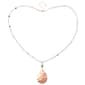 Ashley Cooper(tm) Multi Color Bead Necklace w/ Hammered Pendant - image 1