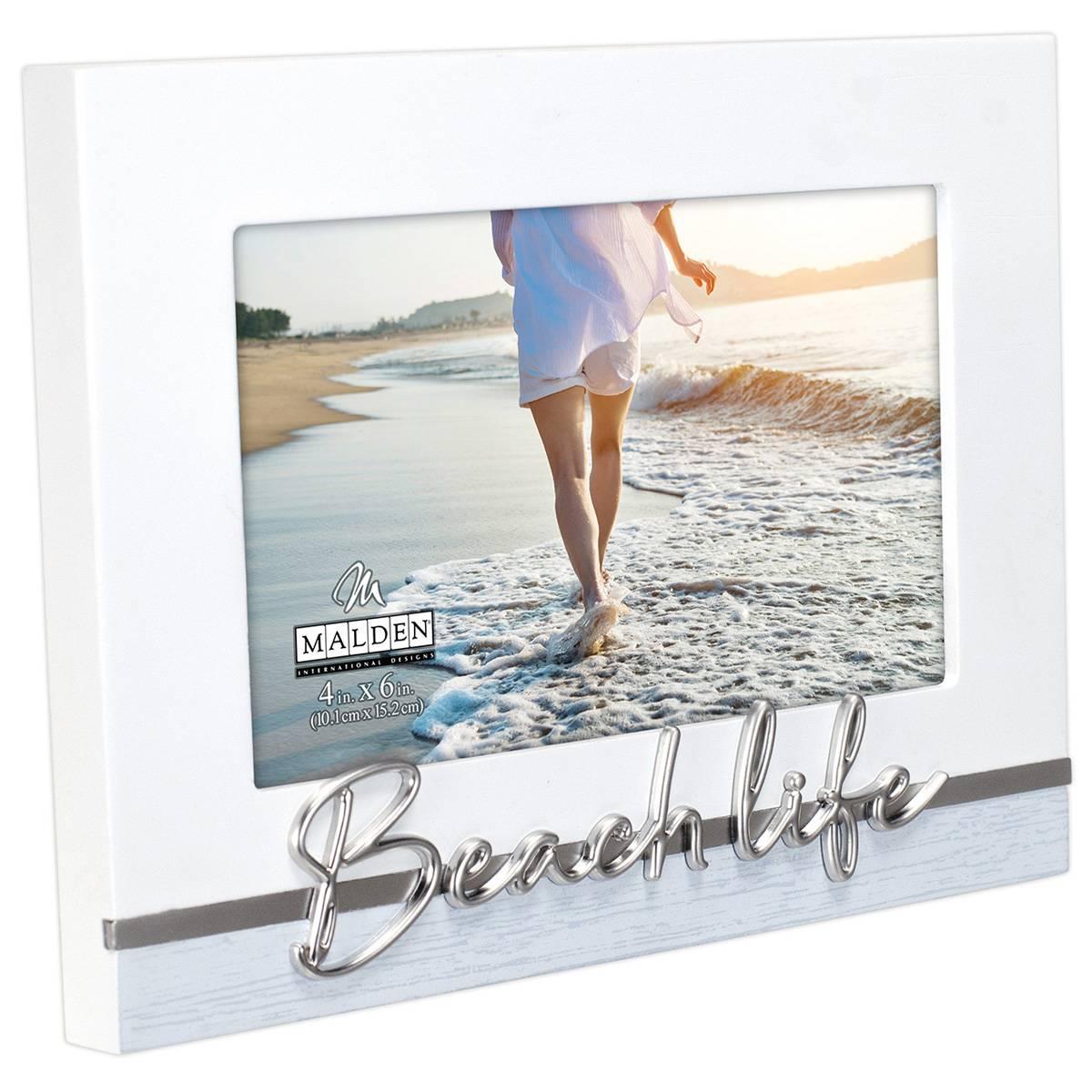 Malden Beach Metal Inlay Frame