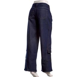 Juniors Celebrity Pink Baggy Cargo Jeans With Seam Detail