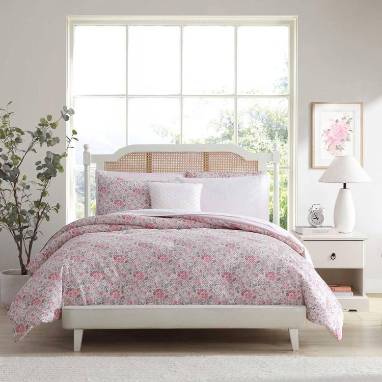 Laura Ashley Quartet 8pc. Microfiber Bed In A Bag