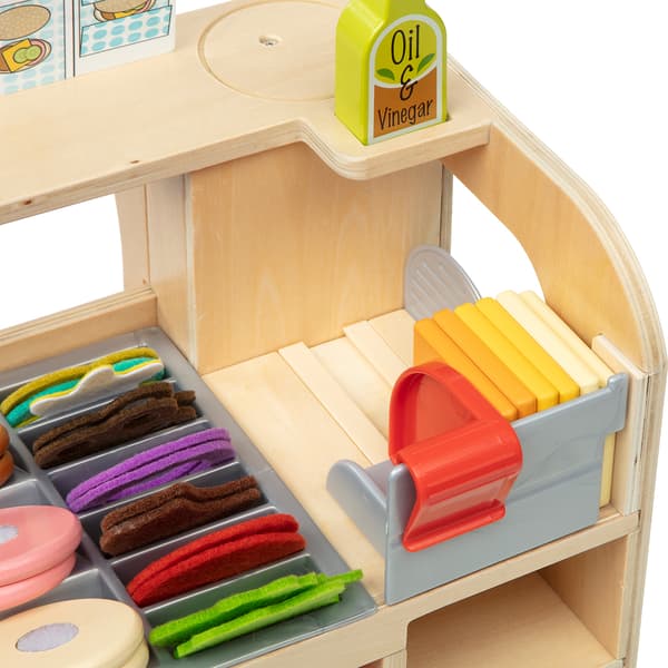 Melissa &amp; Doug® Slice and Stack Sandwich Counter Play Set