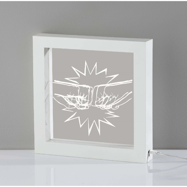 Simplee Adesso Fist Bump Video White Light Box