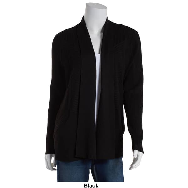 Womens 89th & Madison Long Sleeve Duster Cardigan