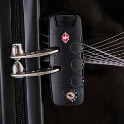 InUSA Black Butterfly Lightweight Hardside 28in. Spinner