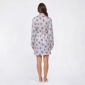 Womens Laura Ashley® Roses & Stripe Shawl Collar Wrap Robe - image 3