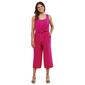 Petite Connected Apparel Sleeveless Tie Front Jumpsuit - image 1