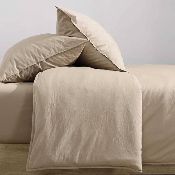 Calvin Klein Washed Percale Cotton 3pc. Duvet Cover Set