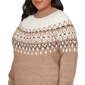 Plus Size Alfred Dunner Sunset Ridge Nordic Fair Isle Sweater - image 5