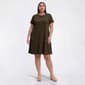 Plus Size Architect(R) Short Sleeve Solid Pocket Shift Dress - image 1