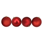 Northlight 12ct. Shatterproof 4-Finish Red Christmas Ornaments - image 6