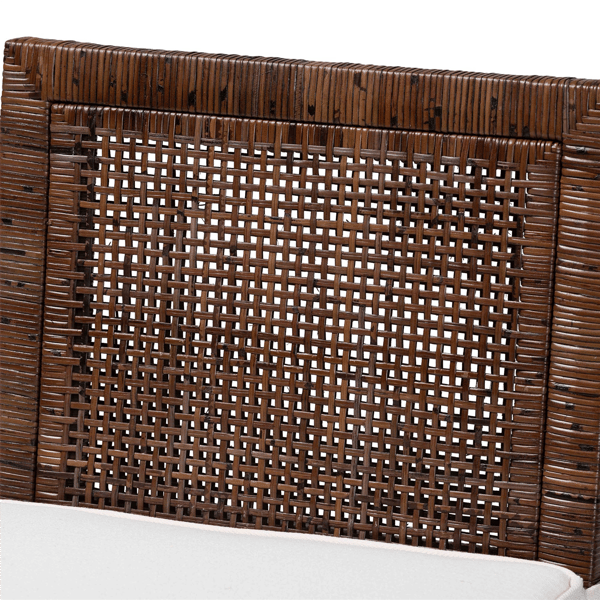 bali & pari Sofia Mahogany Wood Counter Stool