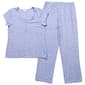 Womens Laura Ashley(R) Short Sleeve Ditsy Long Leg Pajama Set - image 1