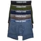 Mens Lands End 5pk. Knit Boxer Briefs - Black/Grey - image 1