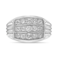 Mens Lynx Sterling Silver 1ctw. Lab-Grown Diamond Ring - 15R10SI - image 4