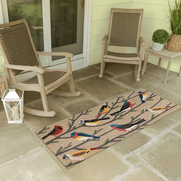 Liora Manne Frontporch Birds Rectangular Runner