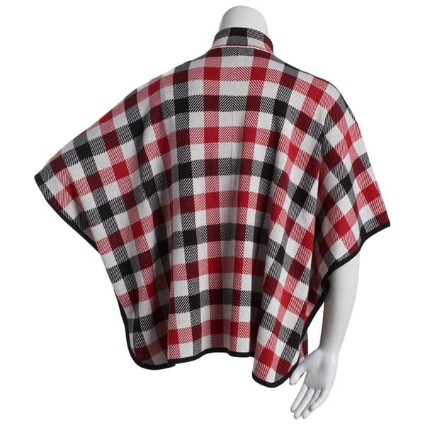 Womens Preswick & Moore New Plaid Poncho