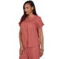 Womens Ruby Rd. Sedona Escape Short Sleeve Pleated Blouse - image 3