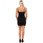 Juniors Emerald Sundae Solid Drape Neck Ruch Slip Sheath Dress - image 2