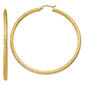 Gold Classics&#40;tm&#41; 14kt. Gold Diamond Cut 65mm Hoop Earrings - image 1