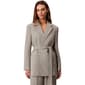 Womens Calvin Klein Long Sleeve Tie Waist Blazer - image 1