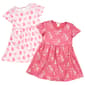 Girls (4-6x) Emma & Elsa 2pk. Unicorn/Balloon Dog Dresses - image 1