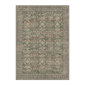 HomeRoots Ivory & Green Floral Medallion Distressed Area Rug - image 1