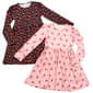 Girls (7-12) Emma & Elsa 2pk. Long Sleeve Strawberry & Bear Dress - image 1