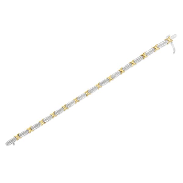 Diamond Classics&#8482; Sterling Silver X-Link Tennis Bracelet