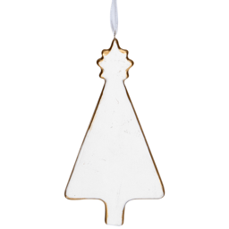 Northlight 4.5in. Green & Gold Christmas Tree Hanging Ornament