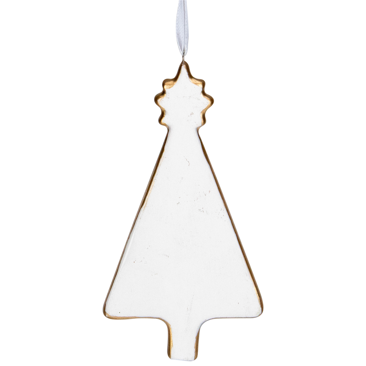 Northlight 4.5in. Green & Gold Christmas Tree Hanging Ornament
