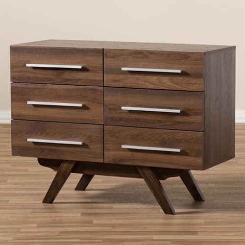 Baxton Studio Auburn 6 Drawer Dresser